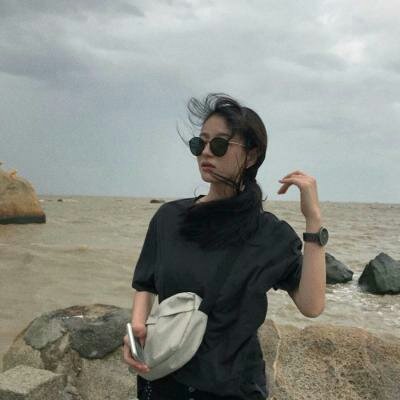 高清浪漫的海边情侣头像一男一女图片 海边情侣头像一对两张