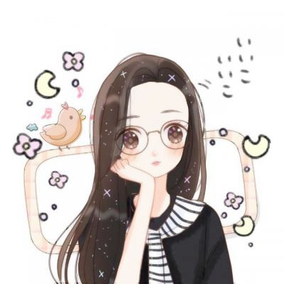 好看可爱的手绘情头一对两张图片 情侣头像一男一女手绘动漫