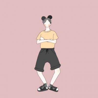 好看可爱的手绘情头一对两张图片 情侣头像一男一女手绘动漫