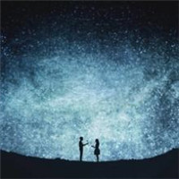 好看梦幻的浪漫系星空情侣头像图片 星空情侣头像