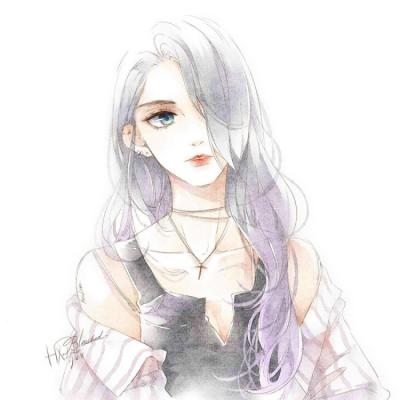 高清好看的动漫基友头像女生生两张 qq头像女生基友头像一对两张
