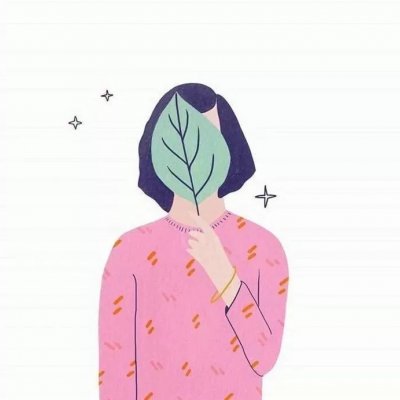 高清好看的插画情侣头像一男一女图片 情侣头像韩国插画情侣
