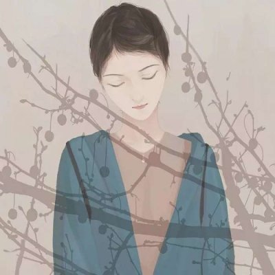 高清好看的插画情侣头像一男一女图片 情侣头像韩国插画情侣