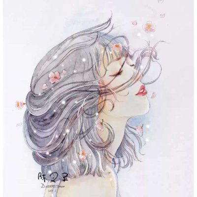 高清好看的插画情侣头像一男一女图片 情侣头像韩国插画情侣