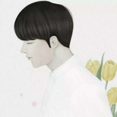 高清好看的插画情侣头像一男一女图片 情侣头像韩国插画情侣