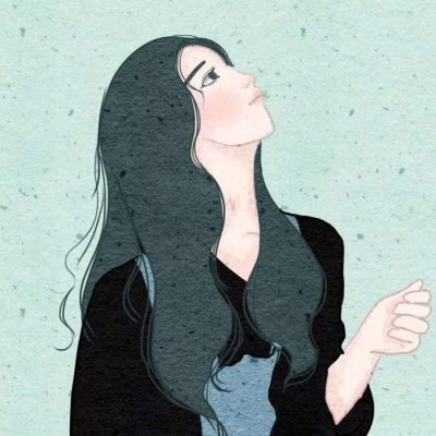 高清好看的插画情侣头像一男一女图片 情侣头像韩国插画情侣