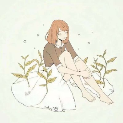 高清好看的插画情侣头像一男一女图片 情侣头像韩国插画情侣