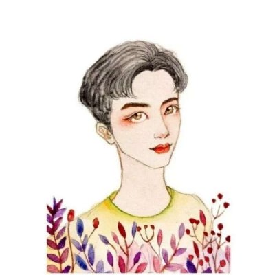 高清好看的插画情侣头像一男一女图片 情侣头像韩国插画情侣
