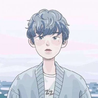 高清好看的插画情侣头像一男一女图片 情侣头像韩国插画情侣
