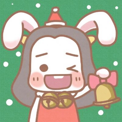 高清戴圣诞帽的圣诞动漫情侣头像图片 卡通圣诞节情侣头像