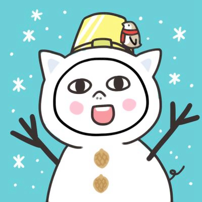 高清戴圣诞帽的圣诞动漫情侣头像图片 卡通圣诞节情侣头像