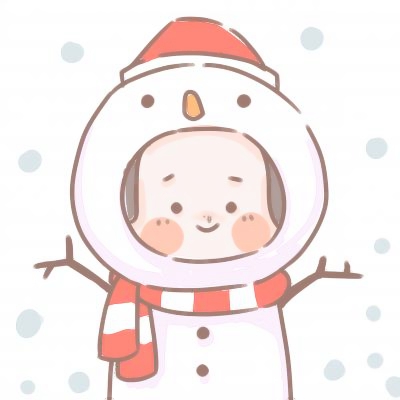 高清戴圣诞帽的圣诞动漫情侣头像图片 卡通圣诞节情侣头像