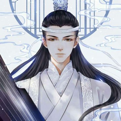 高清好看的蓝忘机和魏无羡情头一左一右 蓝忘机魏无羡情头图片