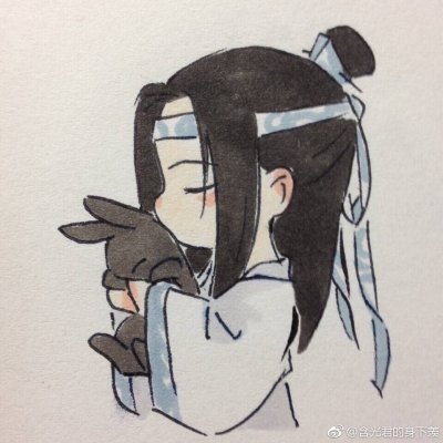 高清好看的魏无羡蓝忘机情头一对两张图片 魏无羡蓝忘机qq情头