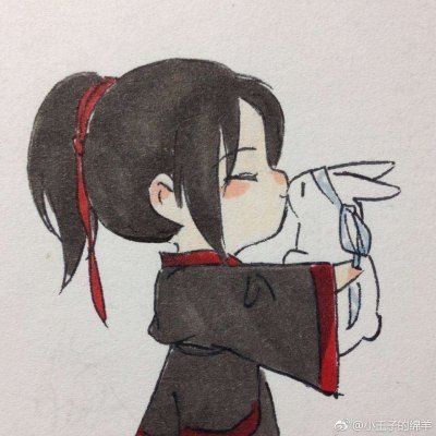 高清好看的魏无羡蓝忘机情头一对两张图片 魏无羡蓝忘机qq情头