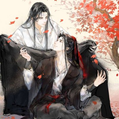 高清好看的魏无羡蓝忘机情头一对两张图片 魏无羡蓝忘机qq情头