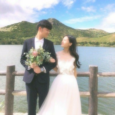 高清好看穿婚纱的情侣头像两张图片 婚纱情侣头像一对两张