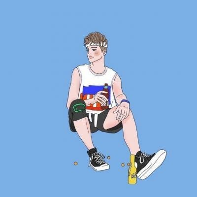 高清好看简单的情侣漫画qq头像一对两张图片 qq头像情侣漫画两张