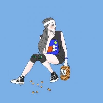 高清好看简单的情侣漫画qq头像一对两张图片 qq头像情侣漫画两张