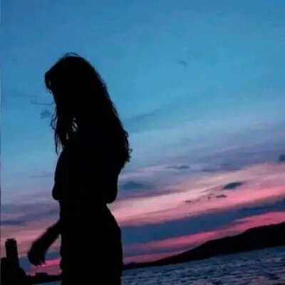 落日夕阳情侣头像,高清唯美好看的夕阳情侣头像一对两张