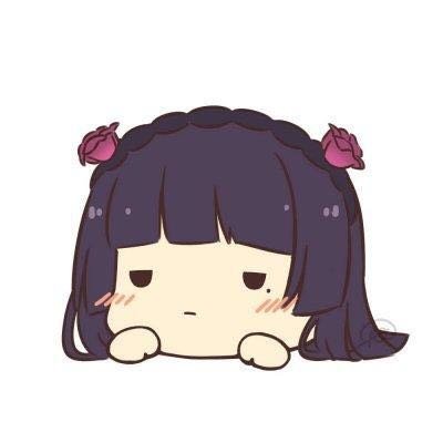 女生卡通团头,高清可爱卡通的女生同一系列多人头像图片