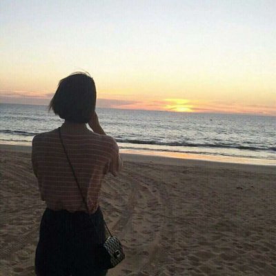 小清新情侣头像两张一对,高清小清新风格的双人二张情侣头像图片