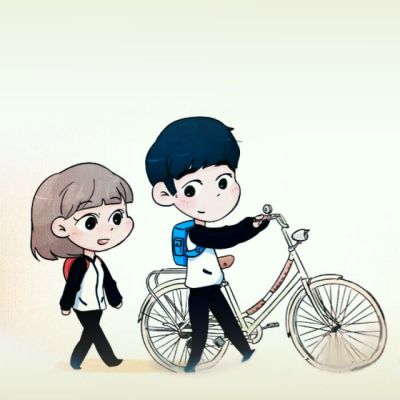 好看恩爱温馨的情侣高清头像漫画 温馨情侣头像