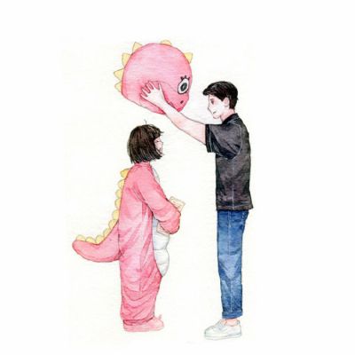 好看恩爱温馨的情侣高清头像漫画 温馨情侣头像