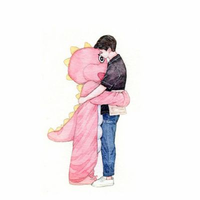 好看恩爱温馨的情侣高清头像漫画 温馨情侣头像