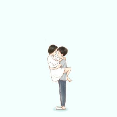 好看恩爱温馨的情侣高清头像漫画 温馨情侣头像