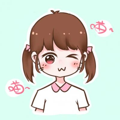 高清可爱的呆萌情侣头像一男一女 呆萌动漫情侣头像卡通
