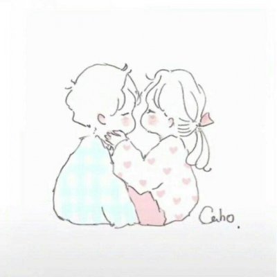 卖萌撒娇吃醋只想对你一个人 情侣头像漫画可爱卖萌