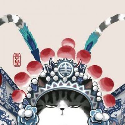高清好看的网红吾皇和巴扎黑情头图片 吾皇巴扎黑情侣头像