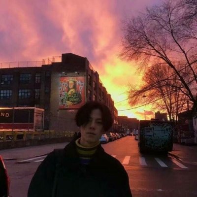 高清好看分开的最潮情侣头像两张 一男一女头像分开