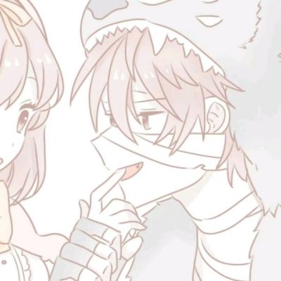 高清好看的漫画情头一对两张图片 漫画情头可爱