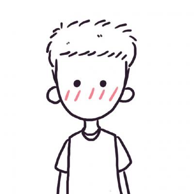 高清好看手绘的简约情头黑白 情头简约手绘黑白