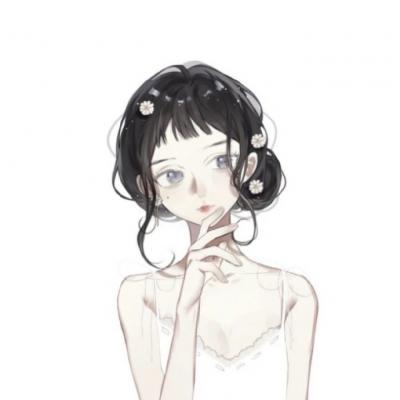 高清好看手绘的简约情头黑白 情头简约手绘黑白