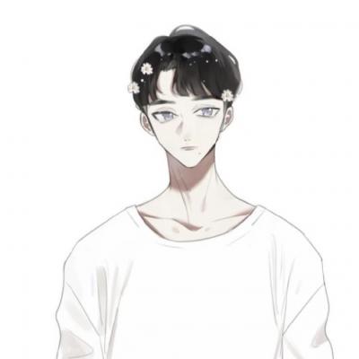 高清好看手绘的简约情头黑白 情头简约手绘黑白