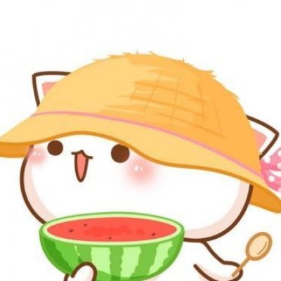 高清二次元小呆萌情头 又呆又萌的一男一女卡通情侣图片头像