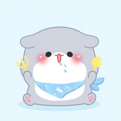 高清好看互相示爱的卡通微信情侣头像 微信情侣头像卡通呆萌