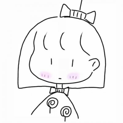 高清好看的爱小女孩简笔画头像图片 简笔画可爱小女孩头像