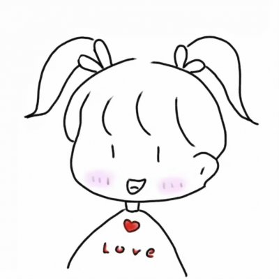 高清好看的爱小女孩简笔画头像图片 简笔画可爱小女孩头像