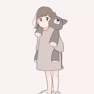 高清可爱好看的卡通头像情侣一对两张 卡通动漫情侣头像一对两张