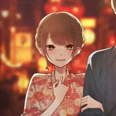 高清好看的动漫情侣头像两张一组 动漫情头男女两张