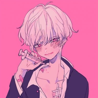 高清丧气的二次元病娇黑化情侣头像 病娇情侣头像一对两张