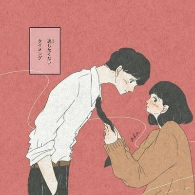 高清温暖的二次元暖心情侣头像 暖心漫画情侣头像