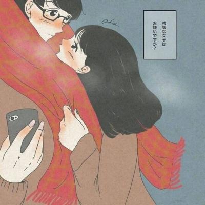 高清温暖的二次元暖心情侣头像 暖心漫画情侣头像
