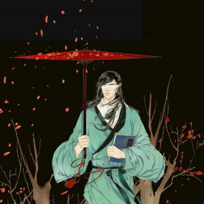 高清唯美的动漫古风情侣头像一对 二次元古风情侣头像一男一女
