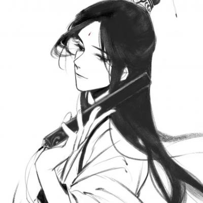 高清唯美的动漫古风情侣头像一对 二次元古风情侣头像一男一女
