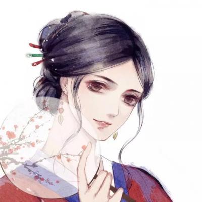 高清唯美的动漫古风情侣头像一对 二次元古风情侣头像一男一女